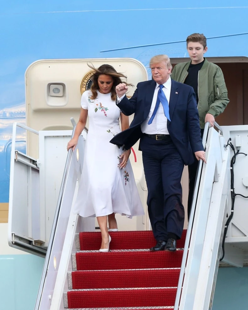 Porodica Tramp po dolasku na Floridu