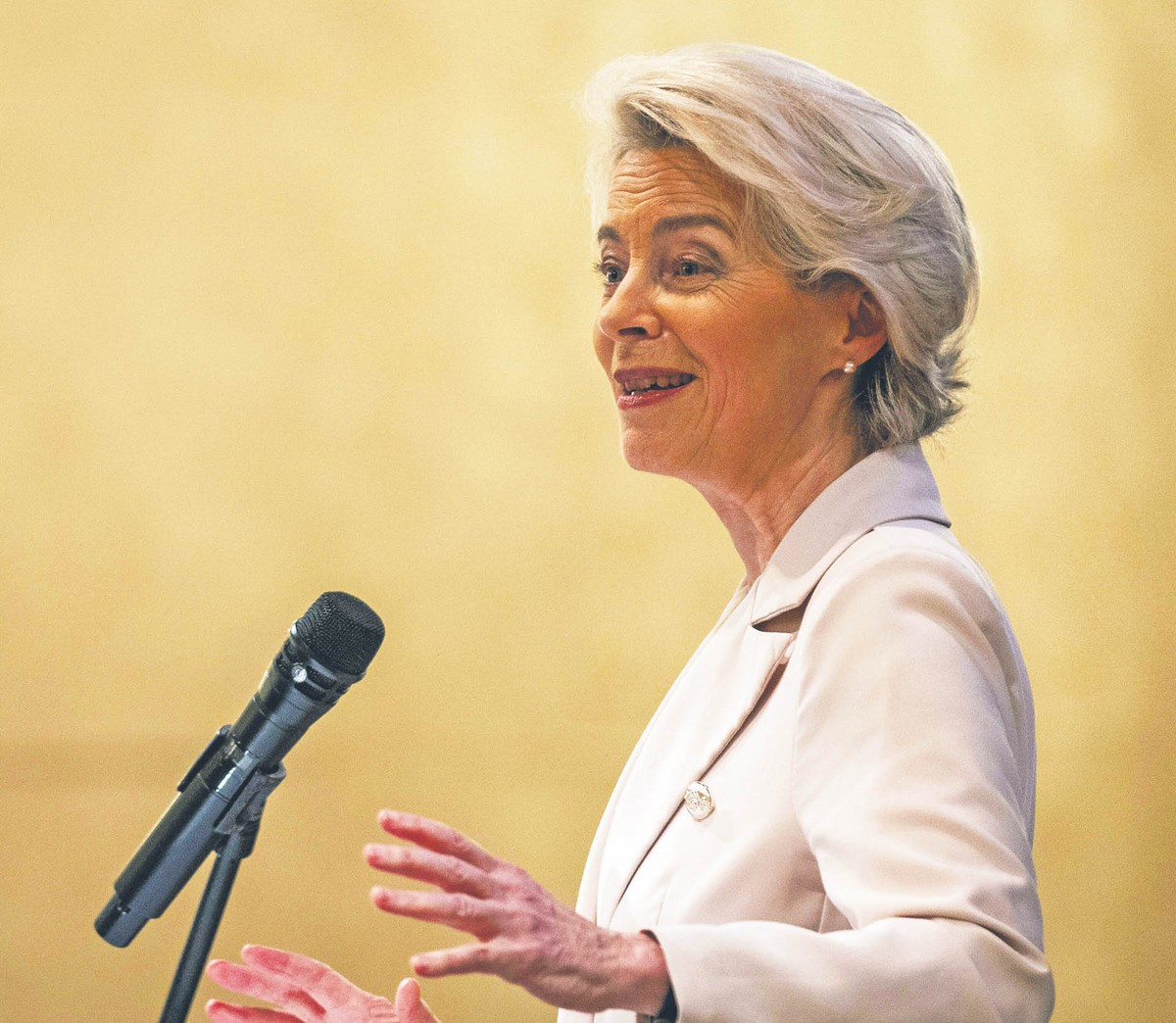 Ursula von der Leyen osobiście zaangażowała się w rozmowy między zwaśnionymi krajami. s