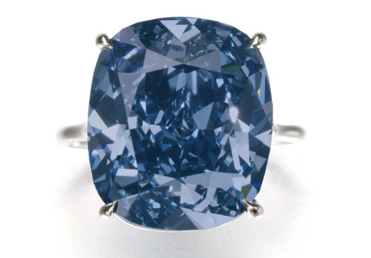Diament Blue Moon, źródło: Sotheby's