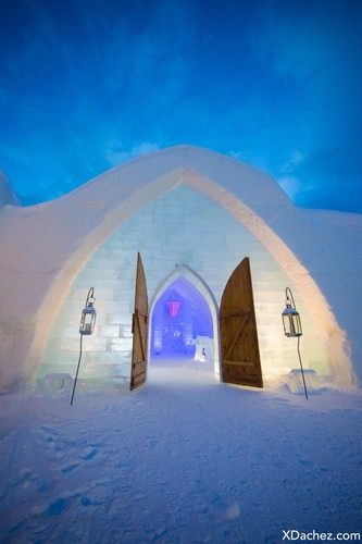 Hotel de Glace - niezwykły hotel z lodu