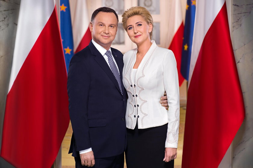 Andrzej Duda i Agata Kornhauser-Duda