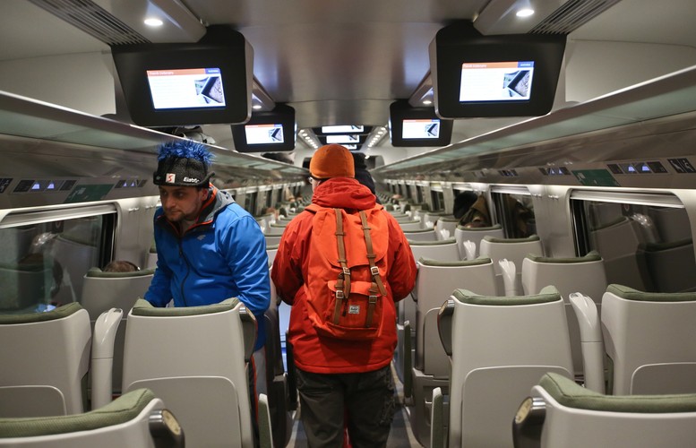 Start pociągu Express Intercity Premium