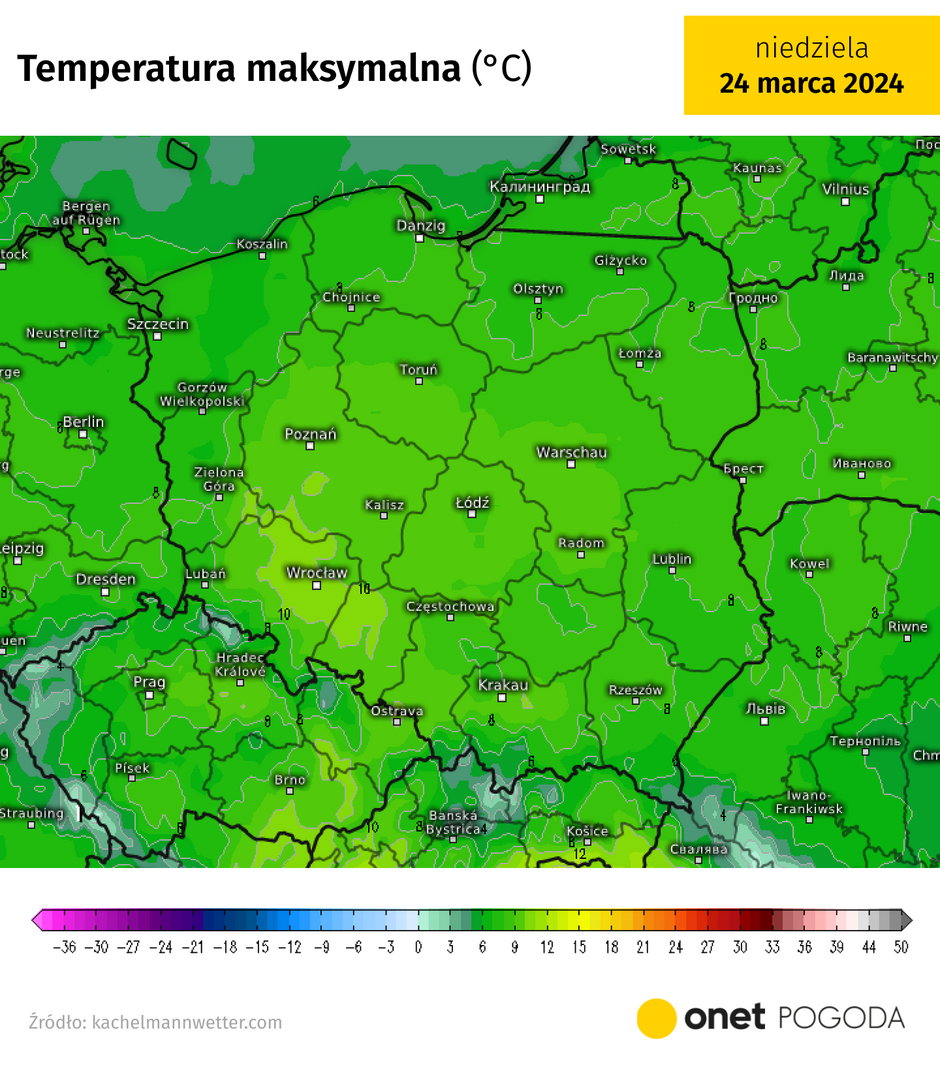 Niedziela w całej Polsce będzie zdecydowanie chłodniejsza