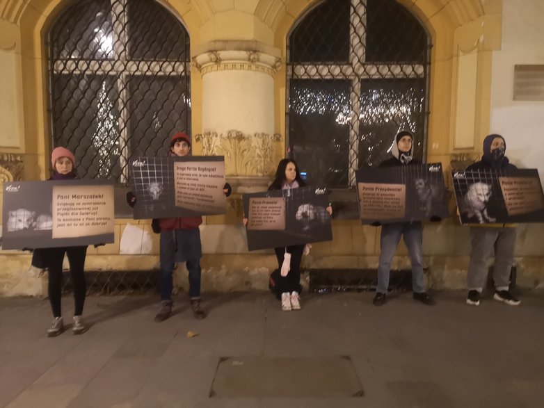 "Nie!" dla hodowli zwierząt na futra. Demonstracja w Łodzi