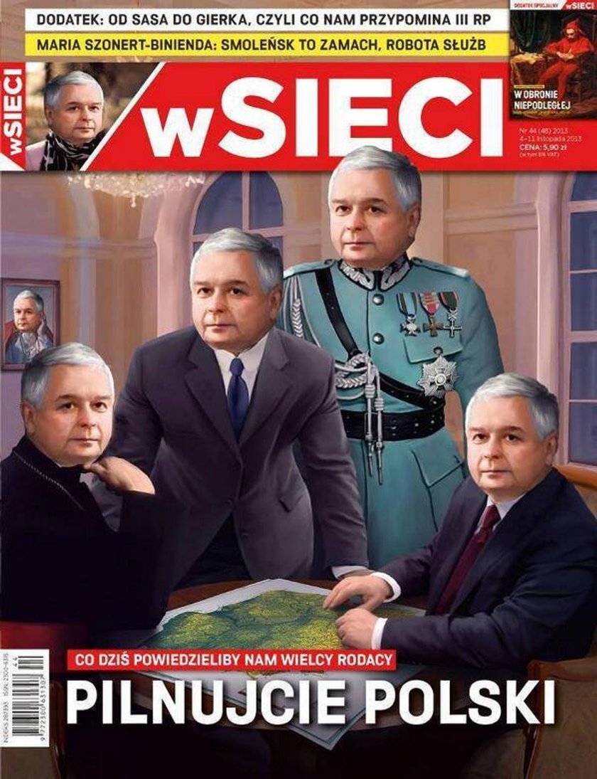 Przerobiona okładka tygodnika Wsieci