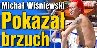 Wiśniewski pokazał brzuch na Florydzie