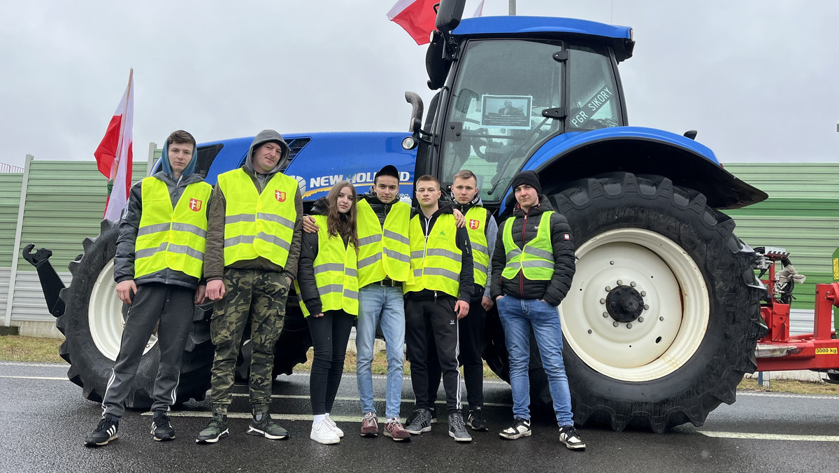 Protest rolników na Podlasiu. Młodzi wspominają Andrzeja Leppera