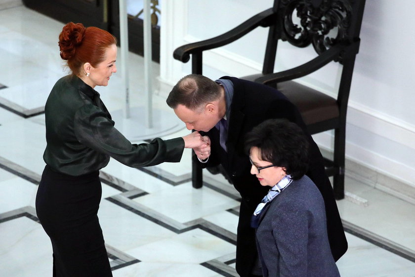 Agnieszka Kaczmarska, Andrzej Duda, Elżbieta Witek