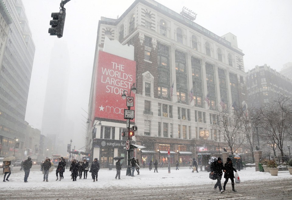 USA NEW YORK WINTER STORM (Winter Storm in New York)