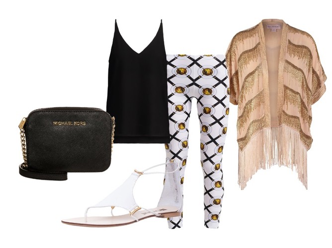 STYLIZACJE z płaskimi sandałami na lato 2015