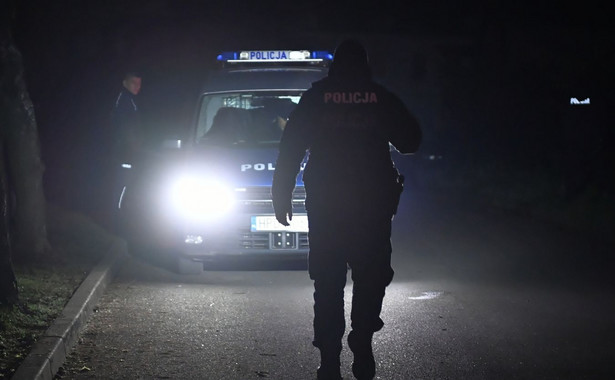 Policja na terenie miejscowości Przewodów w woj. lubelskim