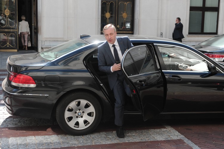 Minister Kultury i Dziedzictwa Narodowego Bogdan Zdrojewski. Stanowisko objął w 2007 roku.