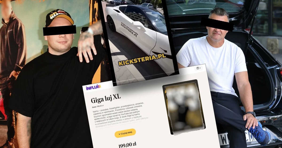 "Kup e-book i wygraj auto". To dlatego zatrzymano influencerów
