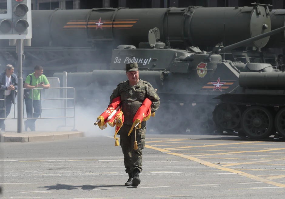 Pripreme za paradu u Moskvi