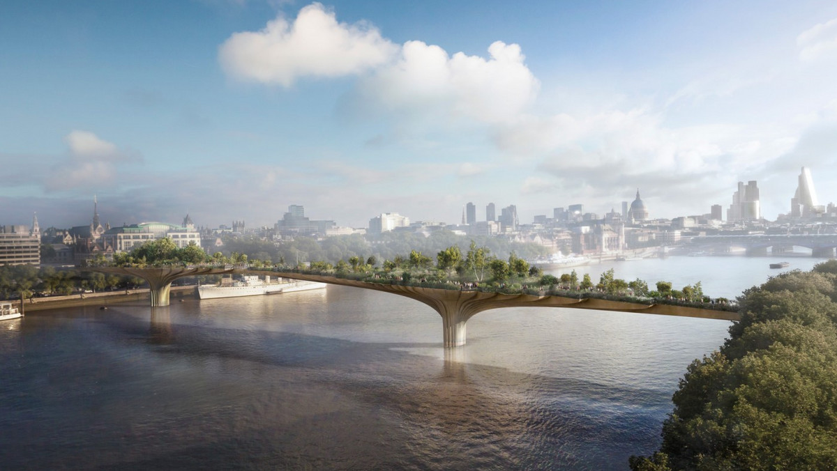 Projekt Garden Bridge, przypominającego ogród mostu pieszego w Londynie, zyskał akceptację władz gminy Westminster i potrzebuje jedynie podpisu burmistrza, jednak wśród architektów i mieszkańców budzi wiele kontrowersji.