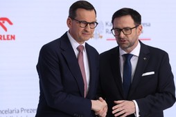 Mateusz Morawiecki i Daniel Obajtek