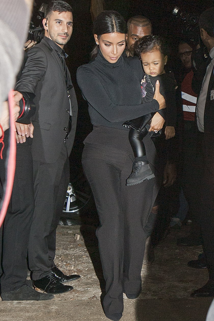 Kanye West, Kim Kardashian i North West