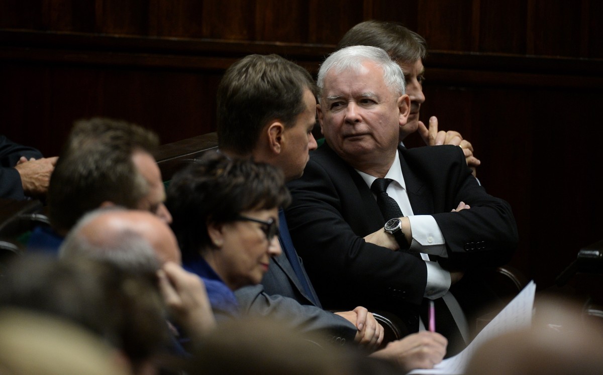 Jarosław Kaczyński w Sejmie
