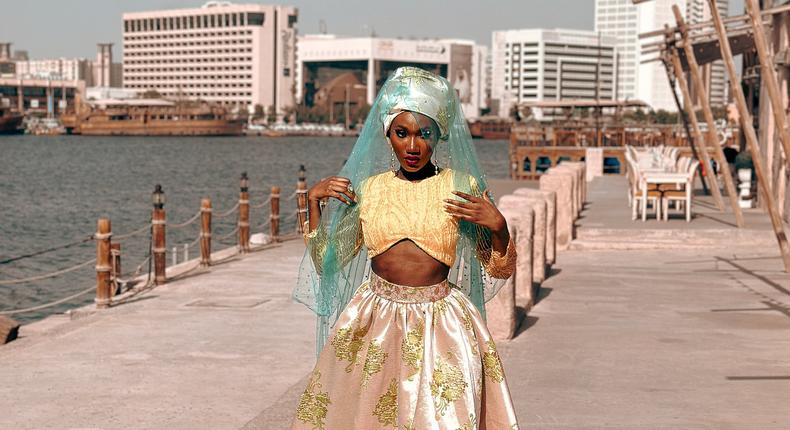 Wendy Shay goes all out for 'Habibi' as she shoots music video in Dubai