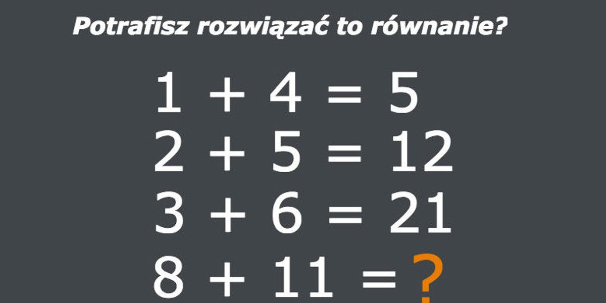 Znasz prawidłowe rozwiązanie?