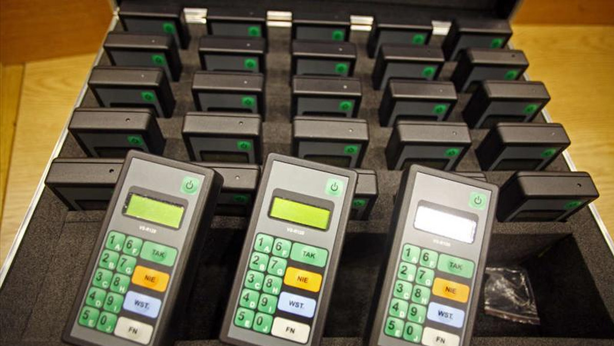 Radni z Dąbrowy Górniczej za 20 tys. złotych kupili system do elektronicznego do głosowania, które leżą w szafie.