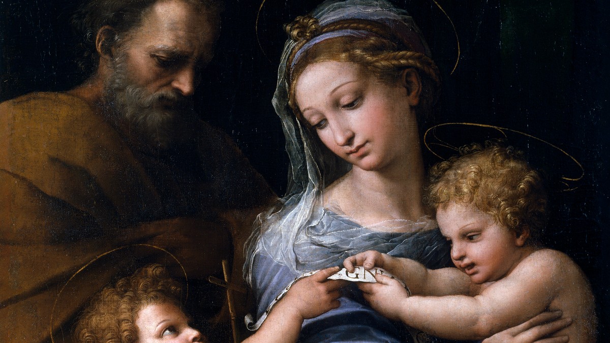 Raffaello Santi - Madonna della Rosa (Prado)