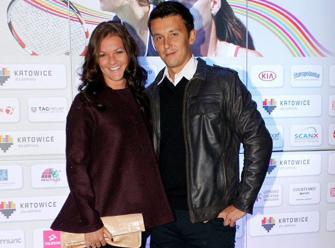 Agnieszka Radwańska i Dawid Celt