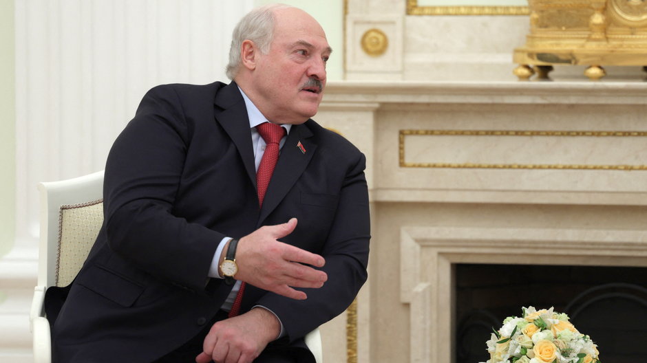 Aleksander Łukaszenko w Moskwie, 11 kwietnia 2024 r.