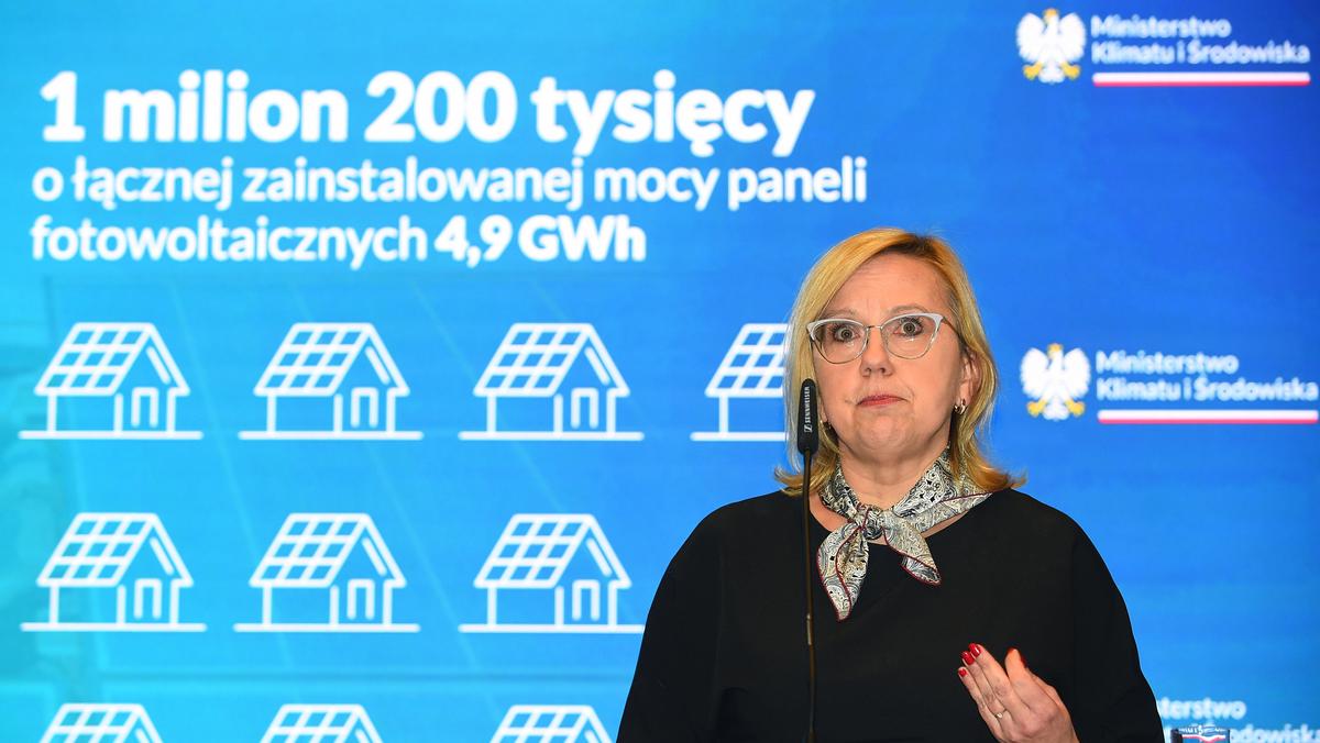 Minister klimatu Anna Moskwa