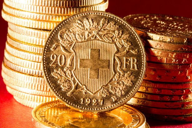 frank szwajcarski, monety
