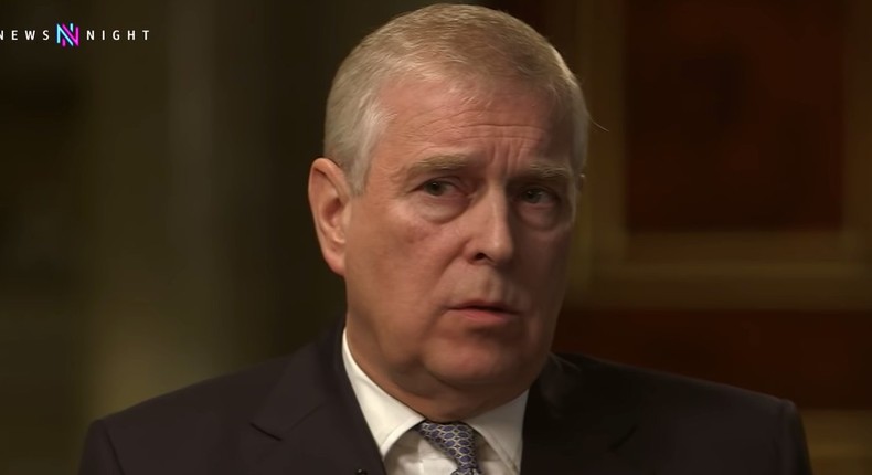 Prince Andrew BBC interview