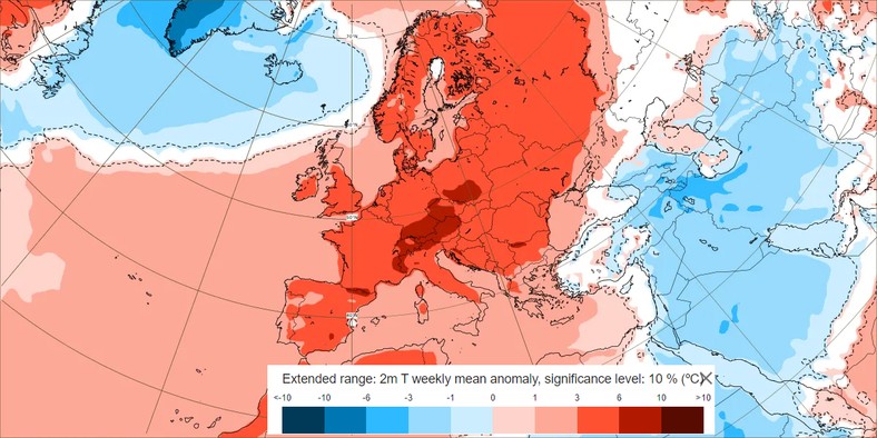 Toda Europa estará bañada por el calor