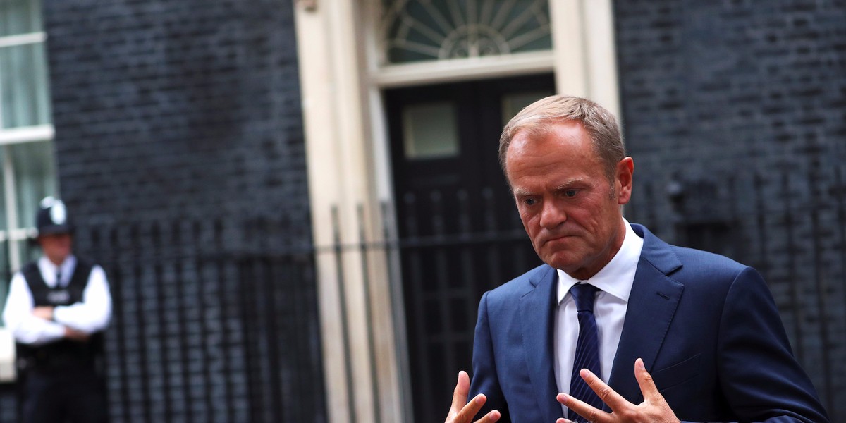 European Council President Donald Tusk says there has not been 'sufficient progress' in Brexit talks