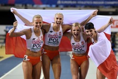 Złote dziewczyny! Mistrzowski bieg polskiej sztafety 4x400 m [WIDEO]