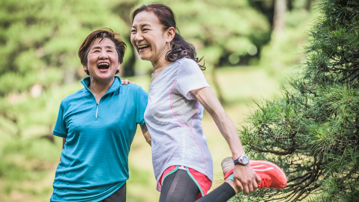 Japonky udržiavajú pevné brucho aj v seniorskom veku. (Ilustračný obrázok)
