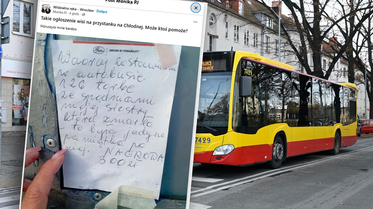 Poruszające ogłoszenie na przystanku. "Jedyna pami