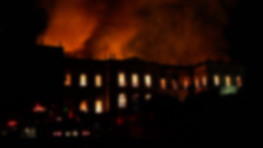 Pożar w Muzeum Narodowym w Rio de Janeiro