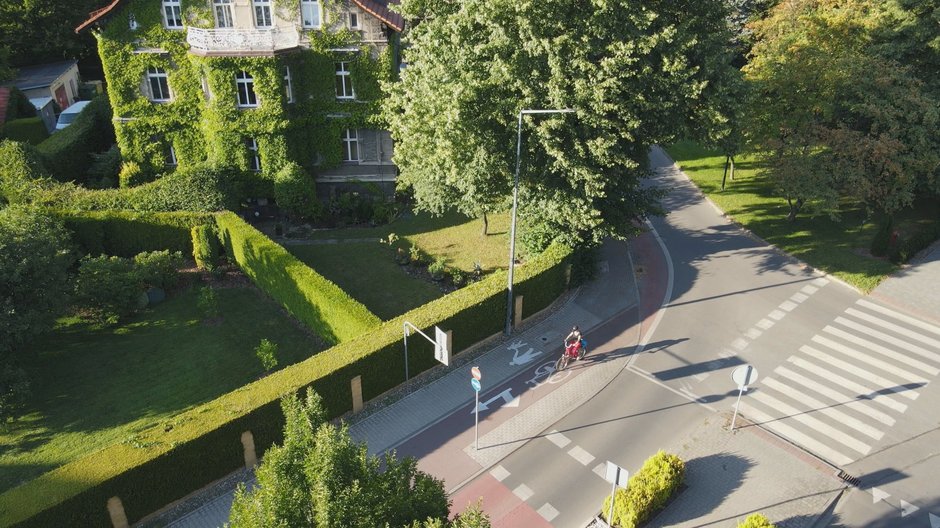 Ścieżka rowerowa na ul. Kościuszki w Pszczynie · fot. pless.pl