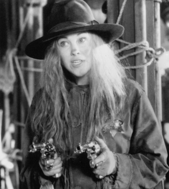 Catherine O'Hara jako Calamity Jane w filmie "Niezwykła opowieść" (1995)
