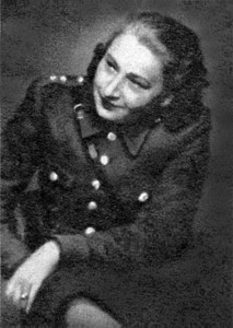 Izabella Czajka Stachowicz jako porucznik, 1949 r. 