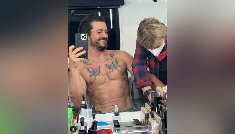 Orlando Bloom zverejnil fotku, z ktorej fanúšičkam padla sánka.