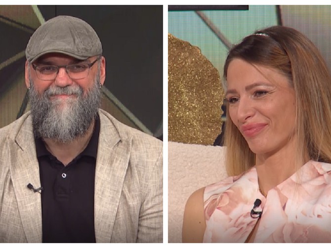 Ratko Varda i Ivana Pjevčević u emisiji "Blic žena studio"