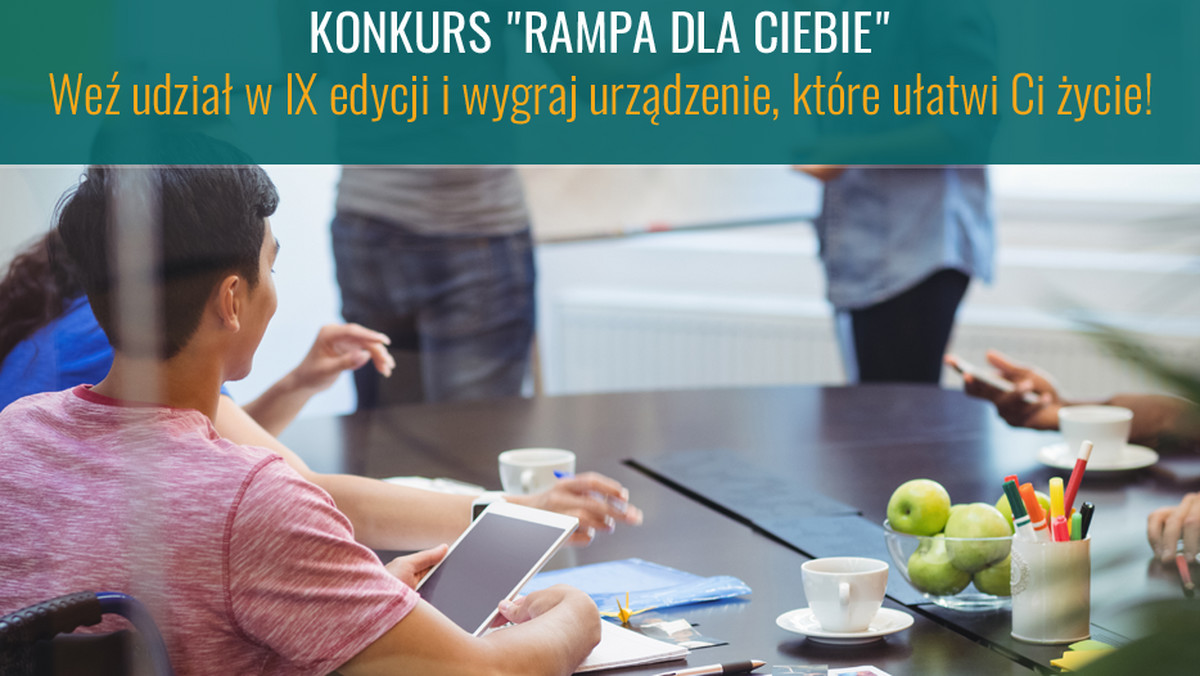 Portal Rampa-Pokonujemy Bariery ogłosił kolejną edycję konkursu dla osób z niepełnosprawnością ruchową. W konkursie "Rampa dla Ciebie" można wygrać urządzenie ułatwiającego codzienne poruszanie się na wózku.