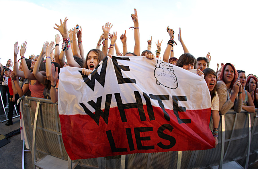 White Lies (fot. Joanna Combik / Onet.pl)