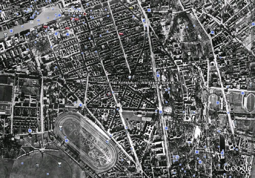Przedwojenna Warszawa W Google Earth