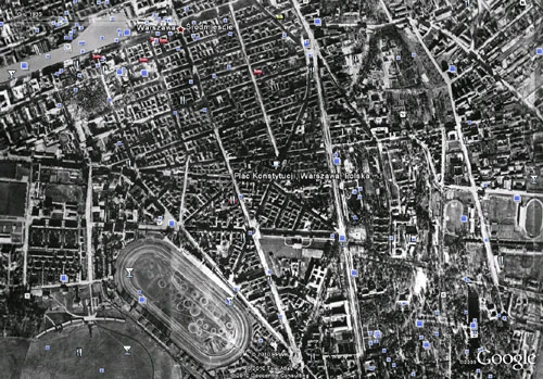 Przedwojenna Warszawa W Google Earth