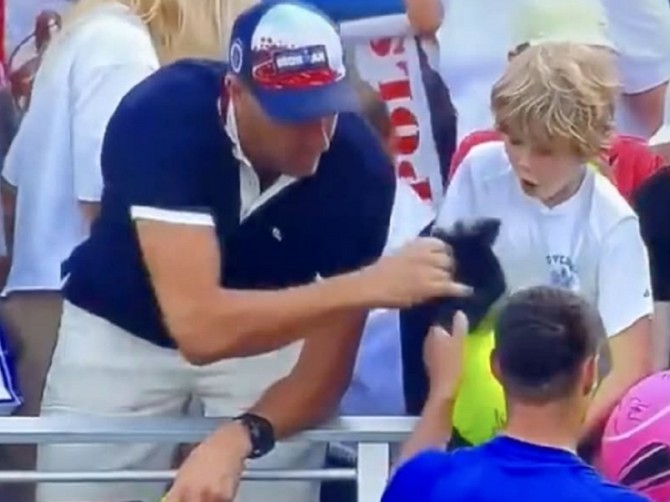 Šok scena sa US Opena