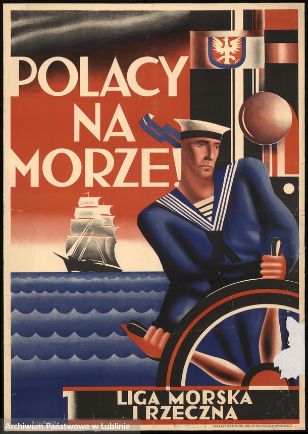 plakat, XX-lecie, międzywojnie, propaganda