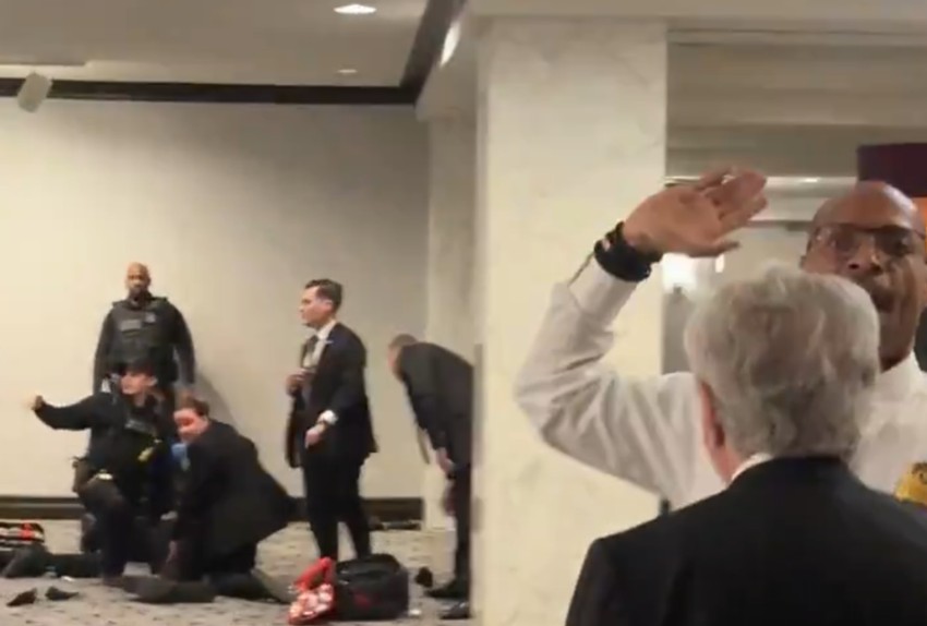 Trenutak kada je uhapšen osumnjičeni za pucnjavu na Trampovoj večeri