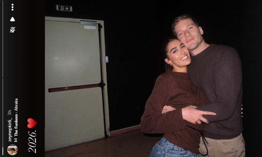 Aleksandar Radojičić sa devojkom Zejnep 